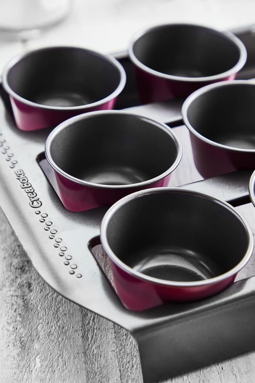 Tefal Creabake J3040104 Kuchenform, 9 Mulden, Antihaftbeschichtung, Austauschbar, Perfektes Backen, Kreative Und Leckere Rezepte, Nicht Compaible Mit Cake Factory, Creabake formák és tepsi Naty Shop