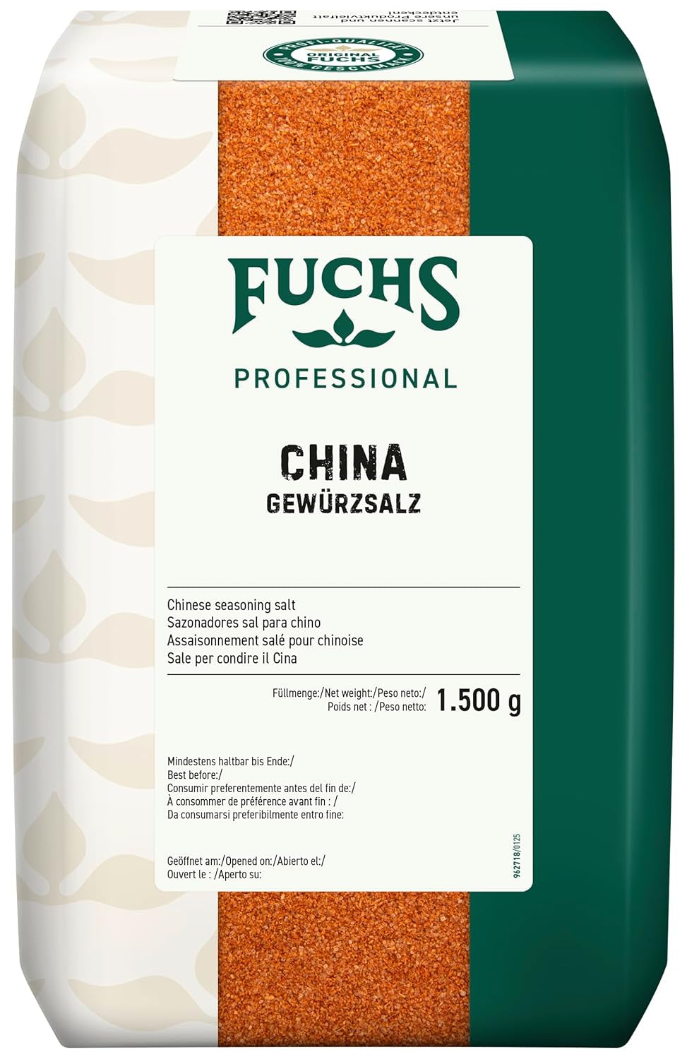- Kína Gewürzsalz | Vielseitig einsetzbares asiatisches Gewürz | Kein Salzen mehr erforderlich | Profi-Qualität für Großverbraucher | 1,5 kg-os újrahasznosítható zacskó