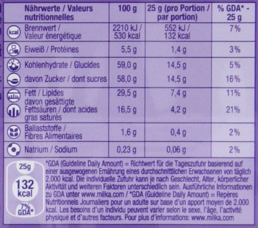& Daim 1 x 100 g I alpesi tejcsokoládé I karamell- és manduladarabokkal I 100% alpesi tejcsokoládé I Daim-szelet csokoládé (4 db-os csomag)