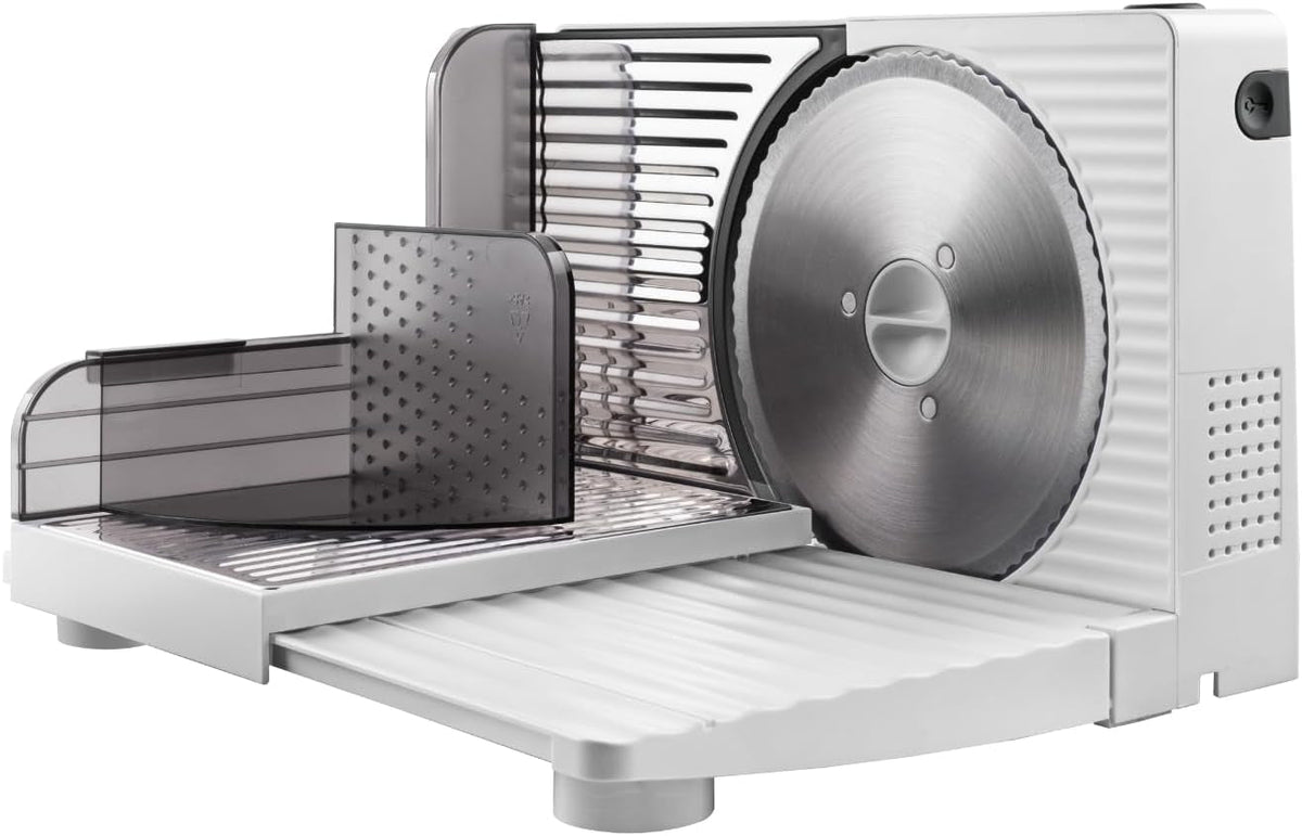 Cutmaster Compact, szeletelő, rozsdamentes acél, 100 W-os aprító és szeletelő Naty Shop Kompakt