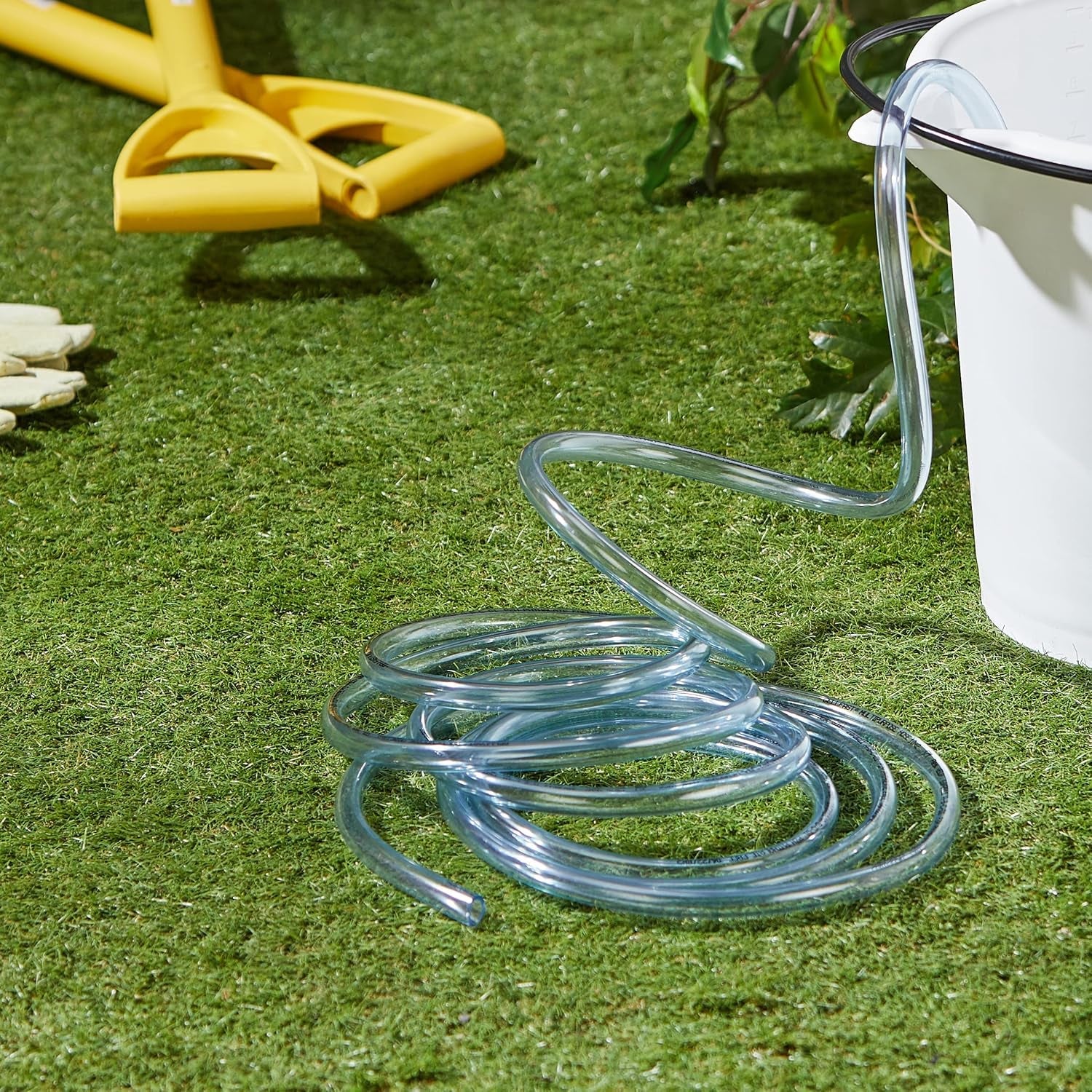 Furtun universal din PVC CELLFAST, furtun de apă potabilă, rulotă, autorulotă, furtun alimentar, furtun flexibil pentru alimente, 10 × 2 mm, 5 metri