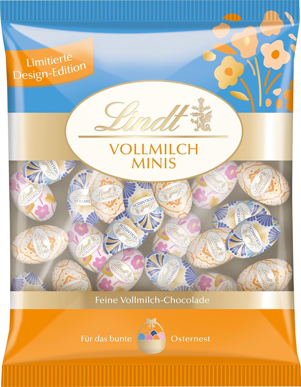 Lindt Schokoladen Eier Deko Edition Mini Eier Maritim | 180 G | Feinste Vollmilchschokolade | Oster Schokolade | Schokoladengeschenk | Ostereier Naty Shop Default Title