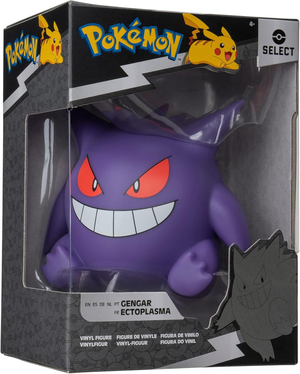 Pokémon PKW3388 - Figurină de vinil - Gengar, Figurină oficială de colecție, 10Cm Action figures Naty Shop