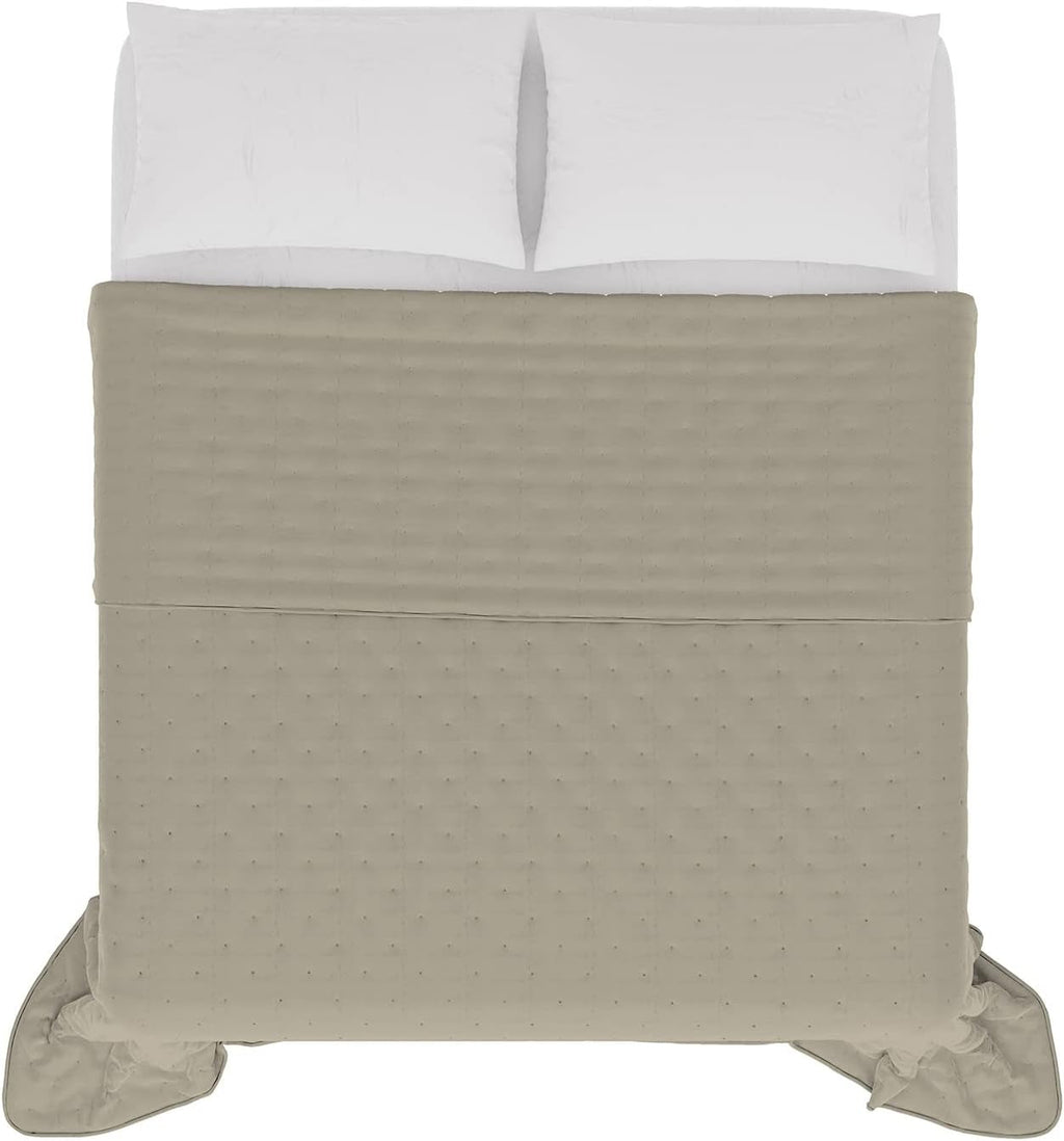 Lenjerie de pat italiană cuvertură de vară CHIC, microfibră, DOUBLE 250X250Cm, maro Plapumi si pilote Naty Shop Titlu implicit