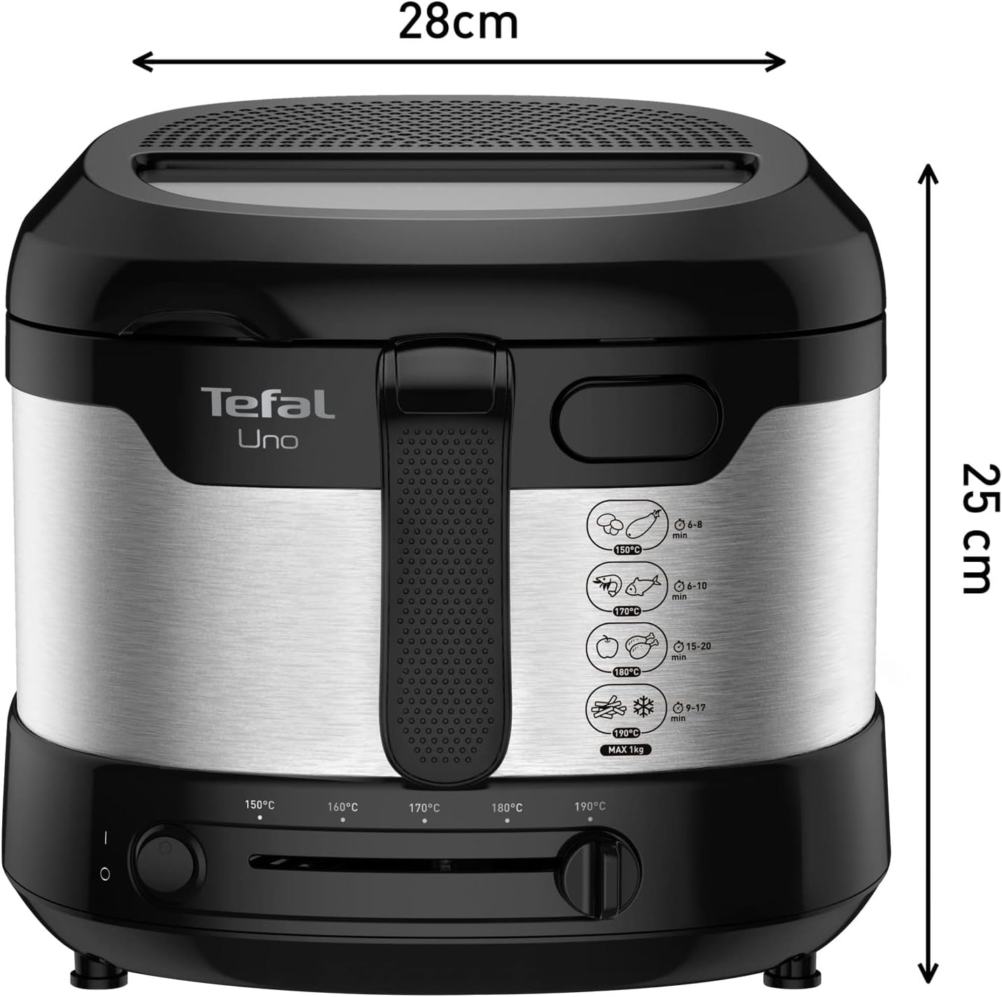 Fritőz Tefal Uno M FF215D, 1470 Watt, kapacitás: 1 kg Naty Shop Appliances