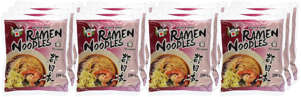 Miyako japán stílusú ramen tészta 12 csomag (12 x 200 g)