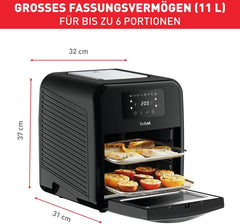 Tefal Easy Fry Oven & Grill 9 az 1-ben forró levegős sütő, 11 l 6 adaghoz, 7 tartozék, 8 program, receptek online Készülékek Naty Shop
