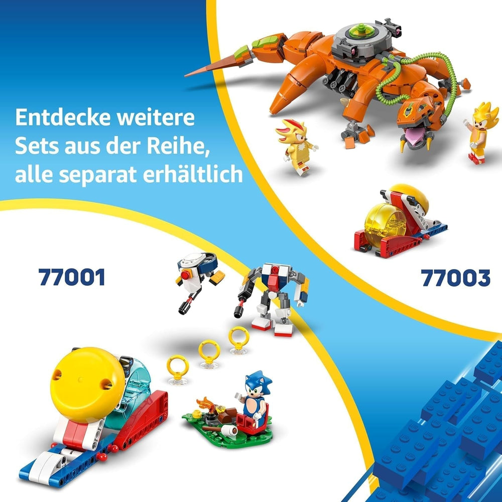 LEGO Sonic the Hedgehog Cyclone vs. Metal Sonic - Mechs gyűjthető játék 2 videojáték minifigurával - Ajándékötlet fiúknak és lányoknak 8 éves kortól és tinédzser játékrajongóknak 77002 Építőkészlet Besuche den LEGO-Store