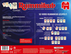 Jumbo Spiele Original Rummikub Classic - der Spieleklassiker unter den Gesellschaftsspielen - für Erwachsene und Kinder ab 7 Jahren JUM17571 Többszínű 2,7 x 3,7 cm