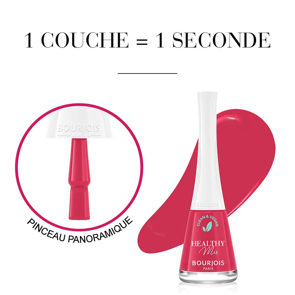 Bourjois - Körömlakk Healthy Mix Clean – 300 GRENAT'DDICTIVE