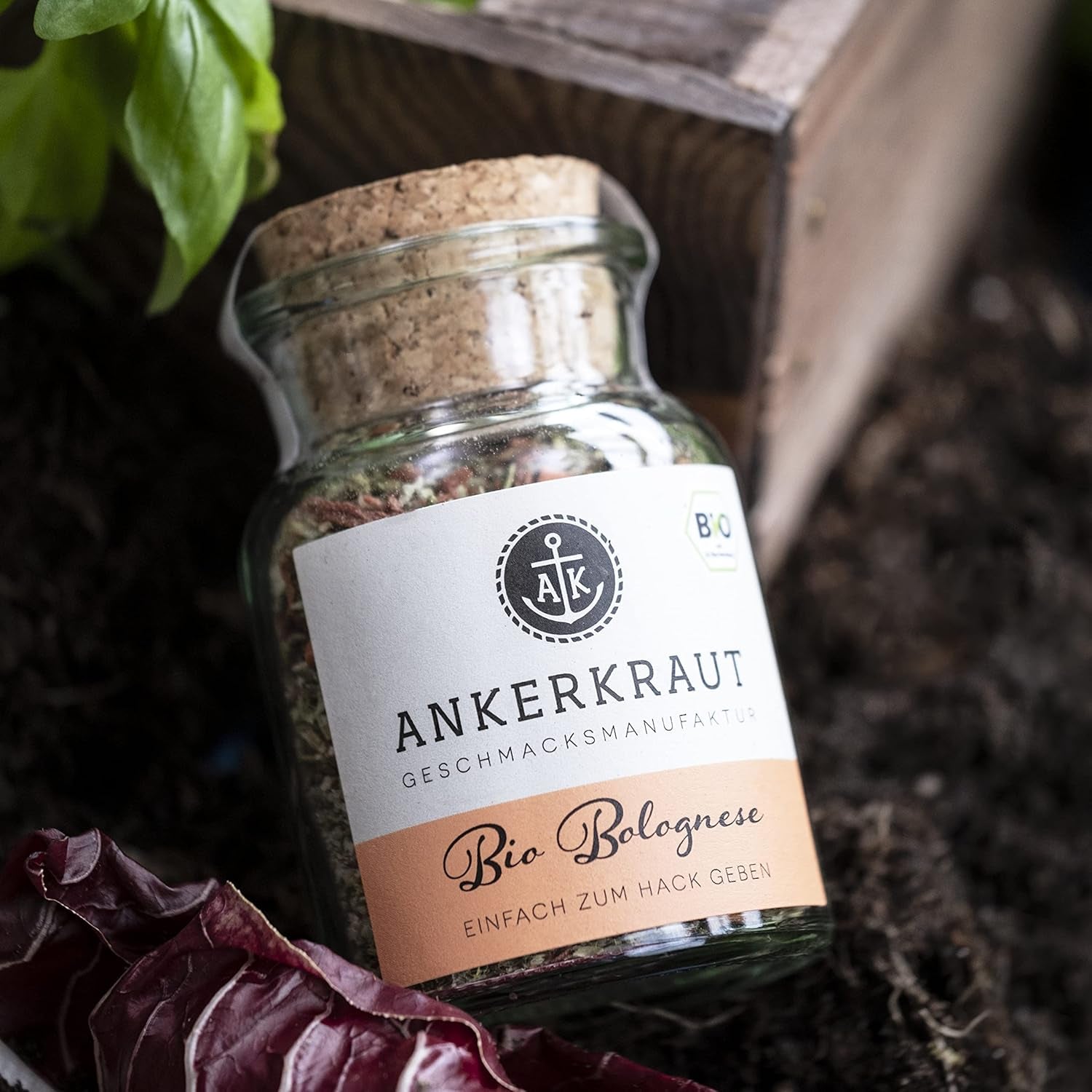 Ankerkraut Bio Bolognese Gewürz, Spagetti és Pasta Kochen, Lasagne Selber Machen, 90g Im Korkenglas