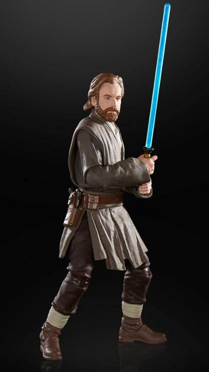 Star Wars Hasbro Star WarBlack sorozat Obi-Wan Kenobi (Jabiim), 15 cm-es nagy akciófigura Obi-Wan Kenobi, Multi, F7098 akciófigurák Naty Shop