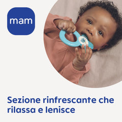 Masaj cu gumă răcoritoare Mam Cooler, 4 luni, verde