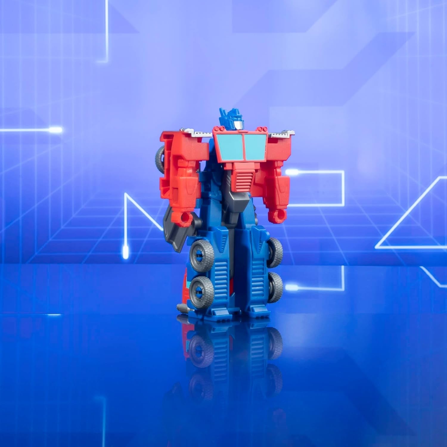 Transformers Earthspark 1-lépcsős Flip Changer Optimus Prime akciófigura (10 cm) Robotjáték 6+ Akciófigurák Naty Shop