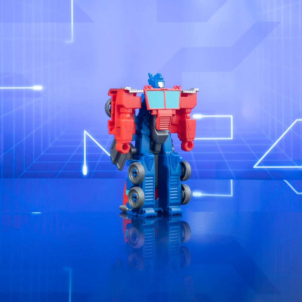 Transformers Earthspark 1-lépcsős Flip Changer Optimus Prime akciófigura (10 cm) Robotjáték 6+ Akciófigurák Naty Shop