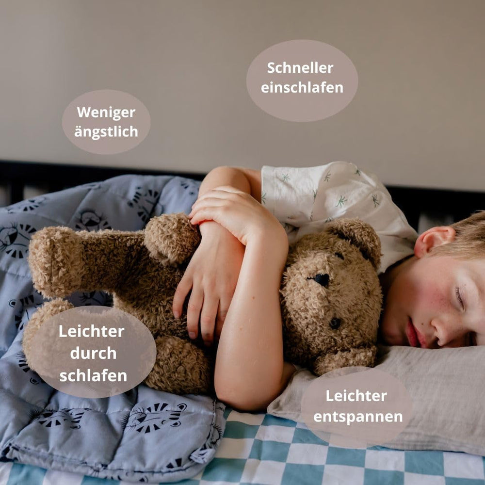 Súlyozott baba takaró | 3,5 kg | 100X150Cm | Terápiás takaró | Súlyozott takarók | Nehéz takaró (kék tigris arc, 3,5kg-100X150 cm) BLENKZ Ágyak és Takarók.