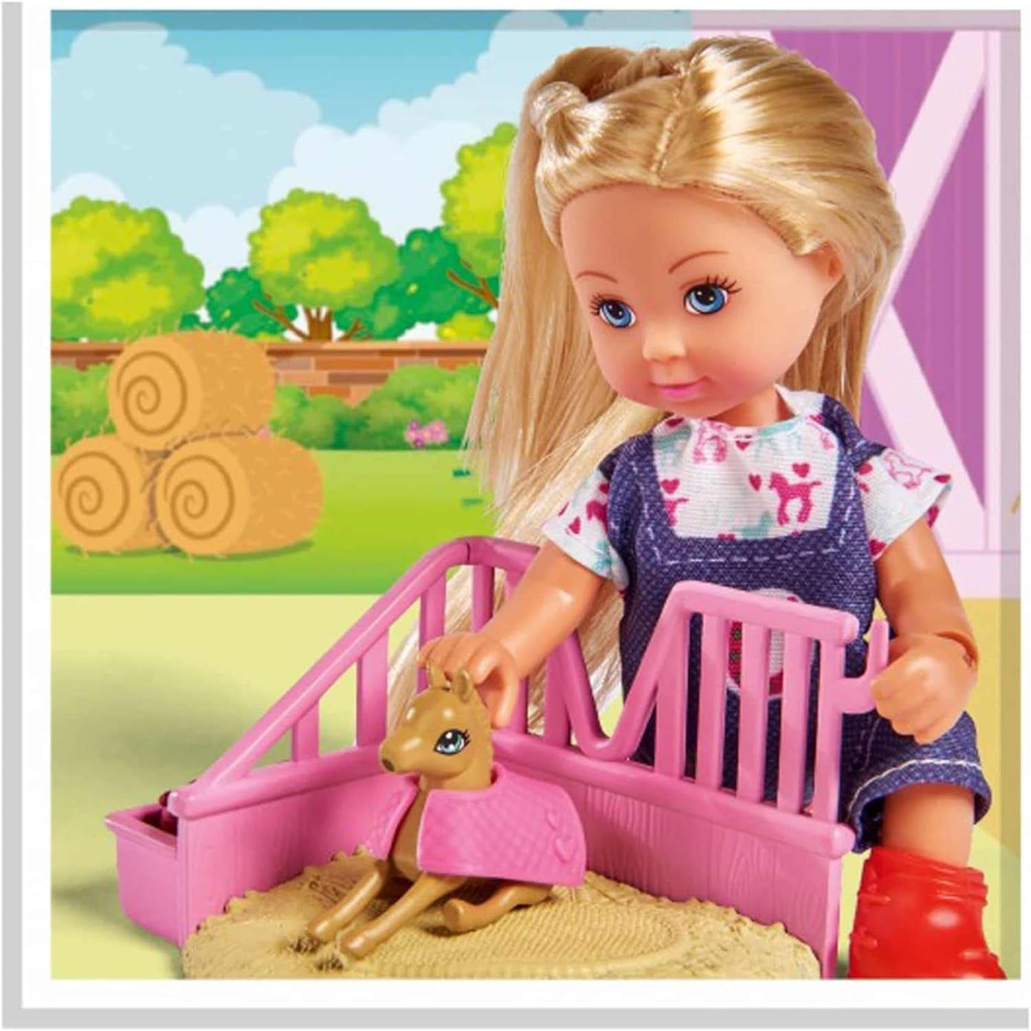 Jucării Simba Evi Love Clinica Veterinară pentru copii de la 3 ani în sus, 24 x 5,5 x 16 cm