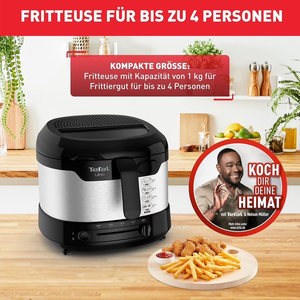 Fritőz Tefal Uno M FF215D, 1470 Watt, kapacitás: 1 kg Naty Shop Appliances