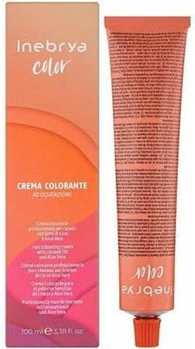 Cremă de colorare permanentă a părului cu semințe de in și aloe vera 100ml (- 7.0 Blond) Vopsea pentru par Naty Shop 7.0 Blond 1 G (1 pachet)