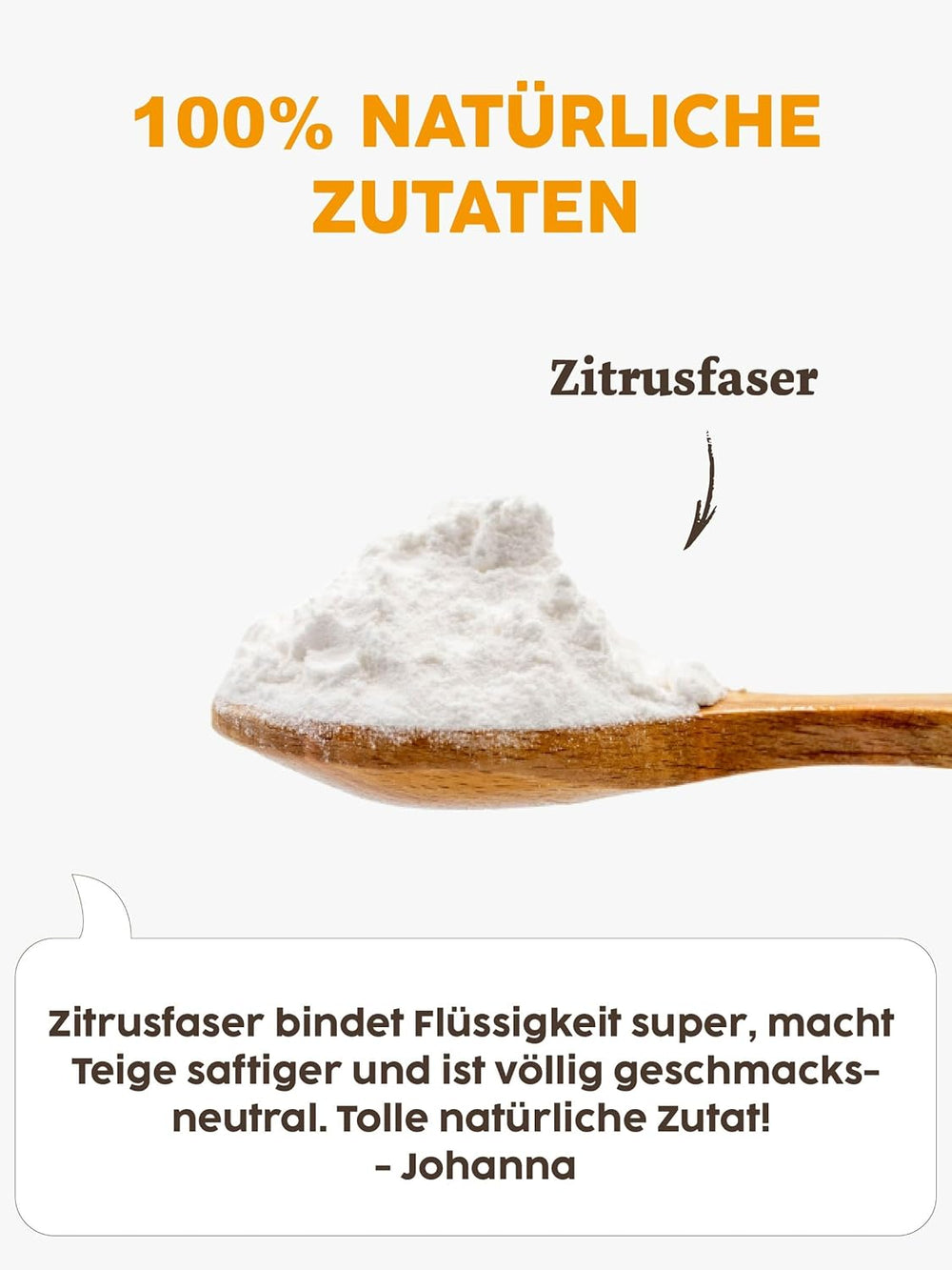 Kotányi Gourmet Zitrusfaser | pflanzlicher Texturgeber, Alternative zu Mehl und Stärke, kb. 120g, 400ml