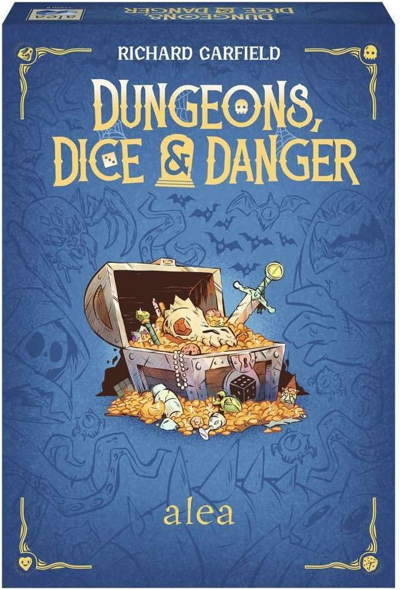 Ravensburger 27270 – Dungeons, Dice and Danger, Alea stratégiai játék, kockajáték felnőtteknek, gördülő és író játék 12 éves kortól
