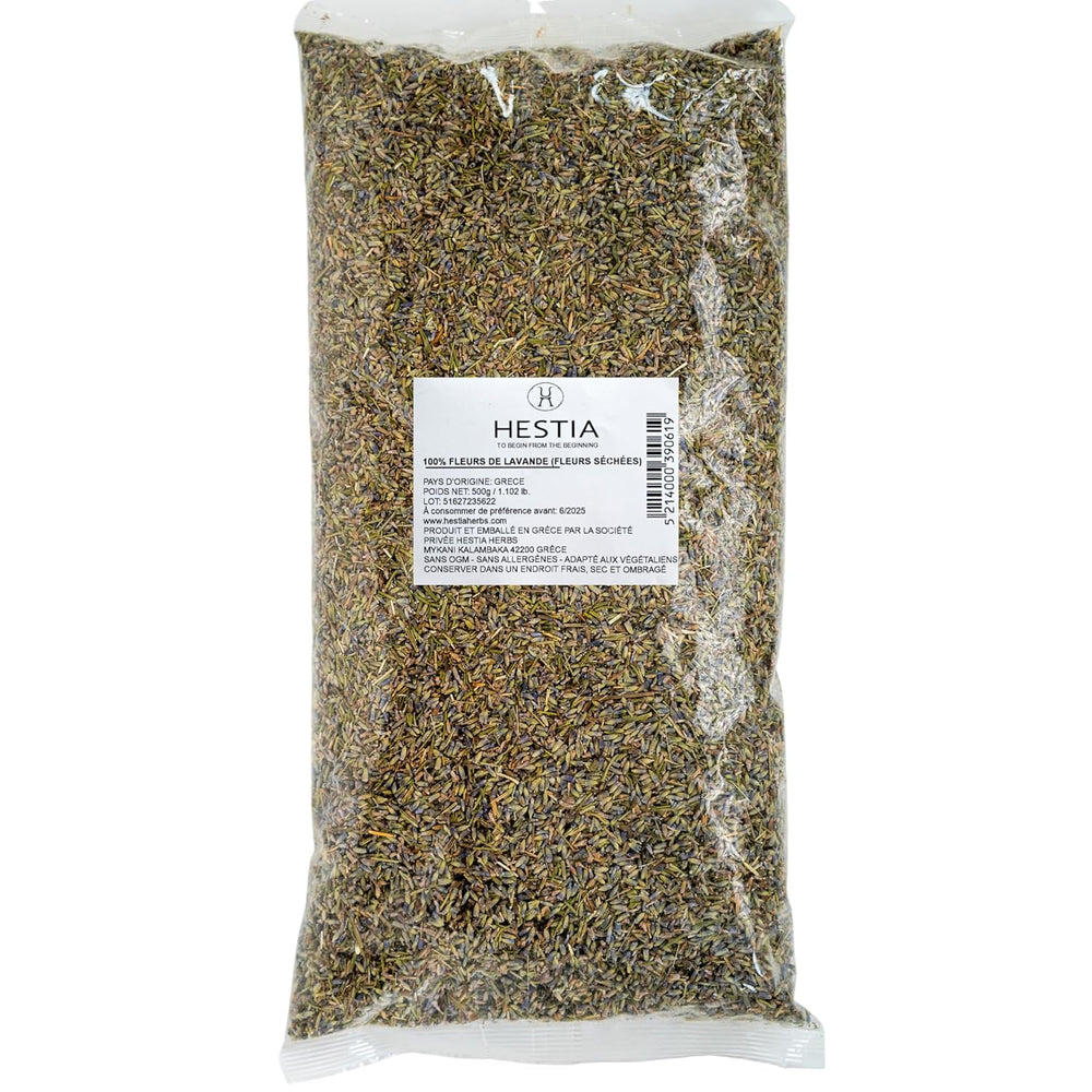 Hestia Herbs Griechischer getrechtenter Oregano 500 g, Allergenfrei – Vegán – GVO-frei