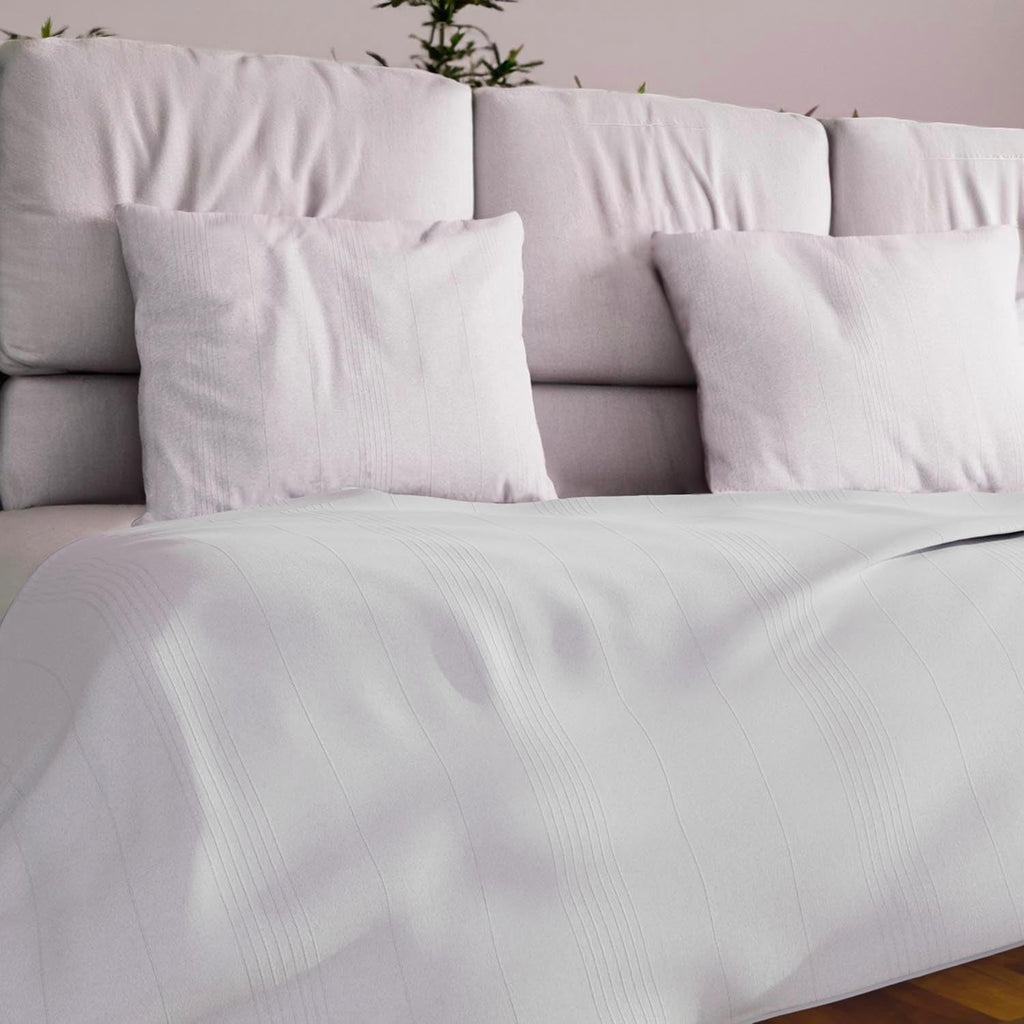 Soleil D'Ocre Adele, Acoperire Zigzag, Aruncată de pe canapea, Polycoton, Albastru, 220 X 240 Cm Plapumi si pilote Naty Shop Alb 180 X 220 Cm