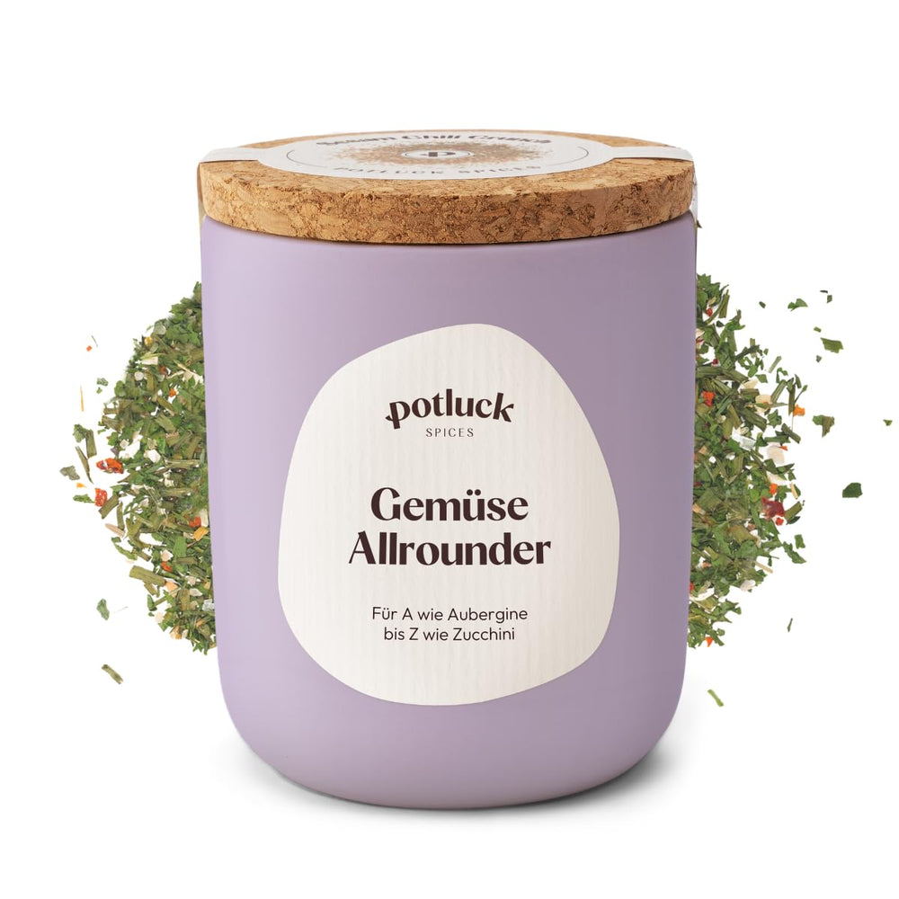 Potluck | Stullen Spice | Gewürzzubereitung im Keramiktopf | 60 g | Vegán, gluténmentes és természetes alapanyagokból