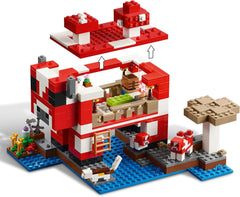 LEGO Minecraft A gombás tehénház Videojáték építőjáték Gombaföld modell minifigurákkal, Steve és más karakterek játékkészlet fiúknak és lányoknak 8 éves 21270 építőkészletek Beuche den LEGO-Store
