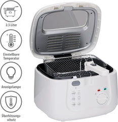 Alpina zsírsütő 2,5 literes DF-165, 1800 W - Állítható hőmérséklet 190°C-ig Berendezések Naty Shop