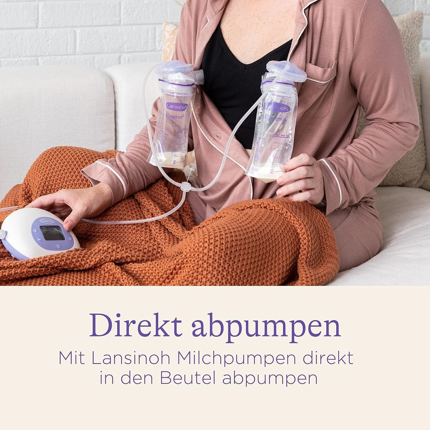 Lansinoh Muttermilchbeutel - 25 Stück - Zum Sicheren Aufbewahren Und Einfrieren Von Muttermilch - Hygienisch & Platzsparend Kiegészítők Élelmiszer és szoptatás Bebe Naty Shop