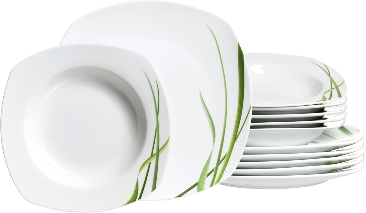 Ritzenhoff & Breker Tafelservice Gianna, 12-Teilig, Porzellan, Weiß Asztali készletek Naty Shop Alapértelmezett cím