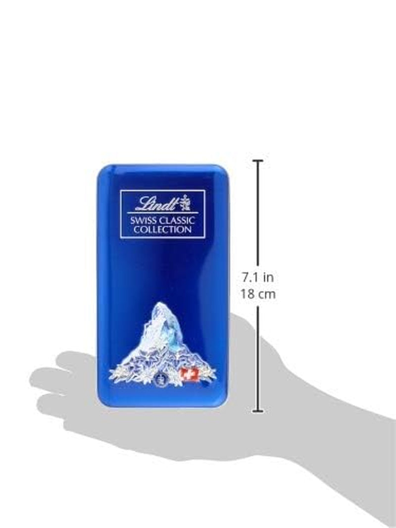 Lindt Swiss Classic Collection csokoládédoboz | Tejcsokoládé táblák | Mini csokoládészeletek | 185g | Csokoládé ajándék