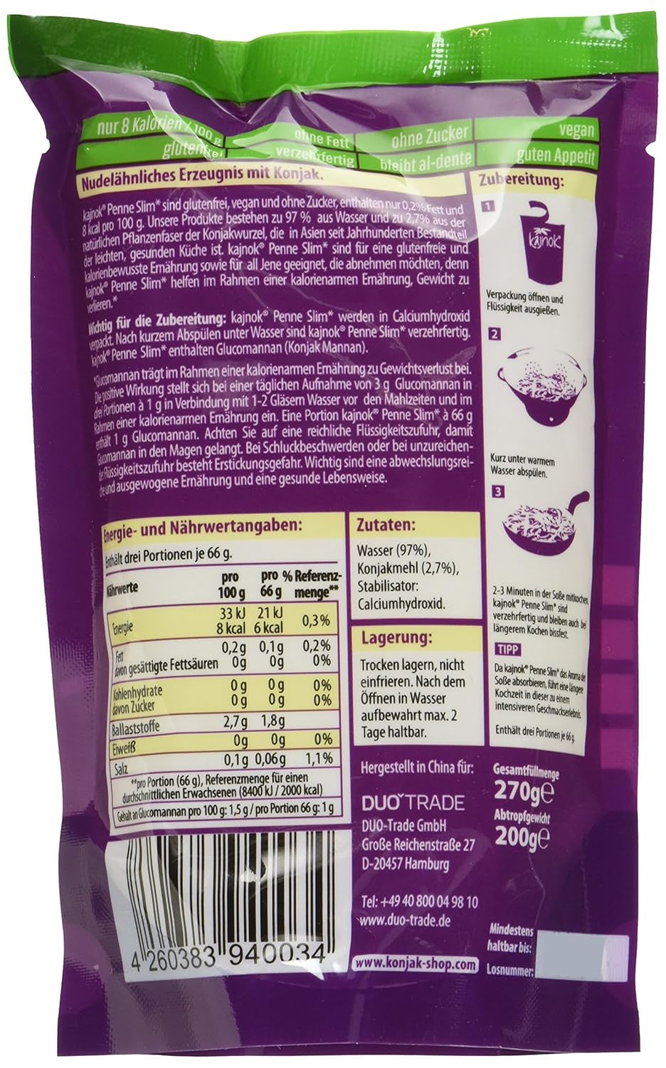 Penne Slim, 10 db-os csomag