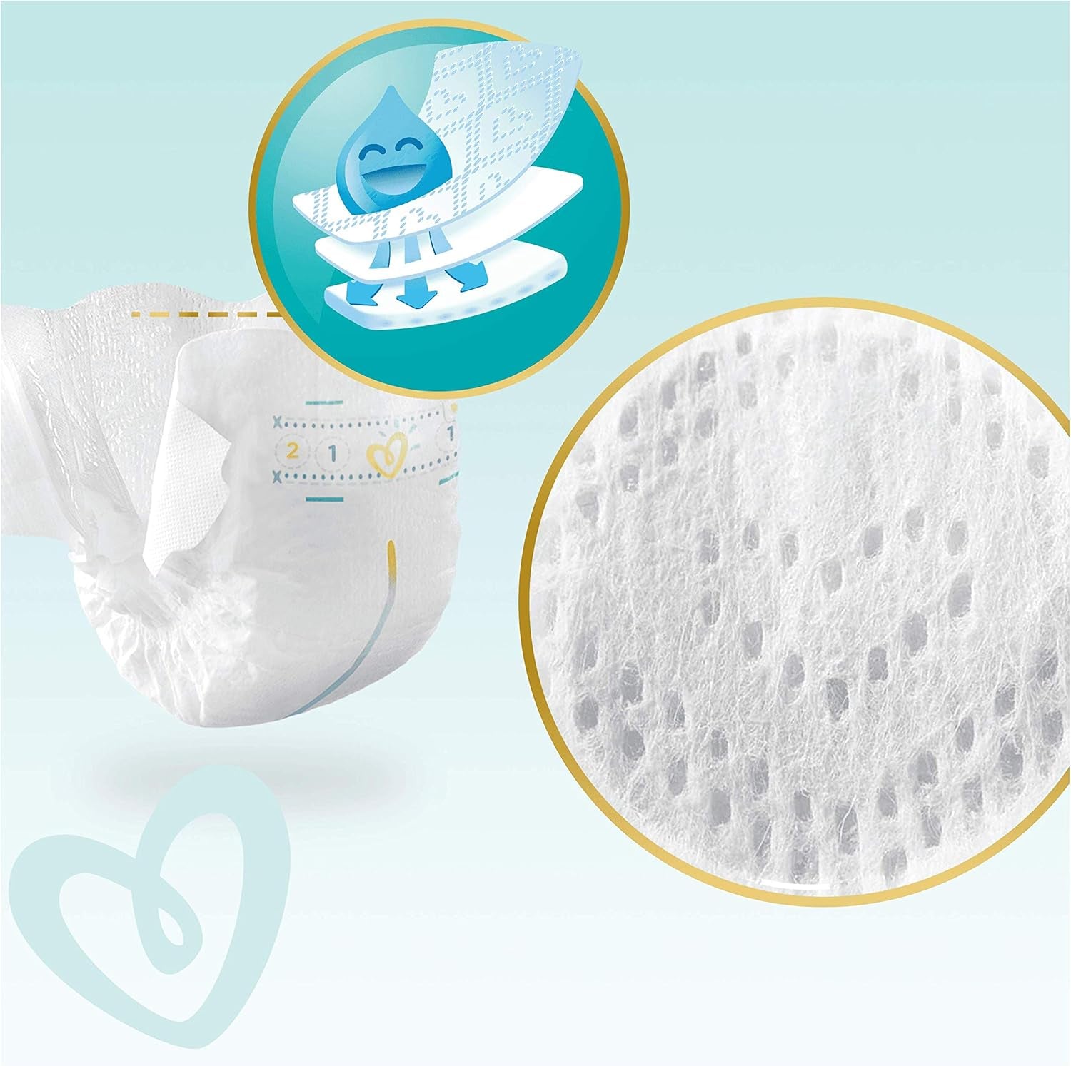 Pampers Premium Protection New Baby pelenka, 1-es méret (újszülött), 22 db