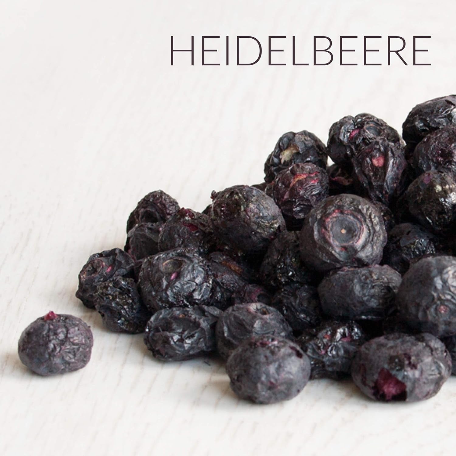 Afine liofilizate: 100g afine cultivate uscate pentru smoothie-uri, muesli, topping pentru terci - fructe de pădure liofilizate fără zahăr adăugat - Afine liofilizate NutriPur Produse deshidratate Naty Shop