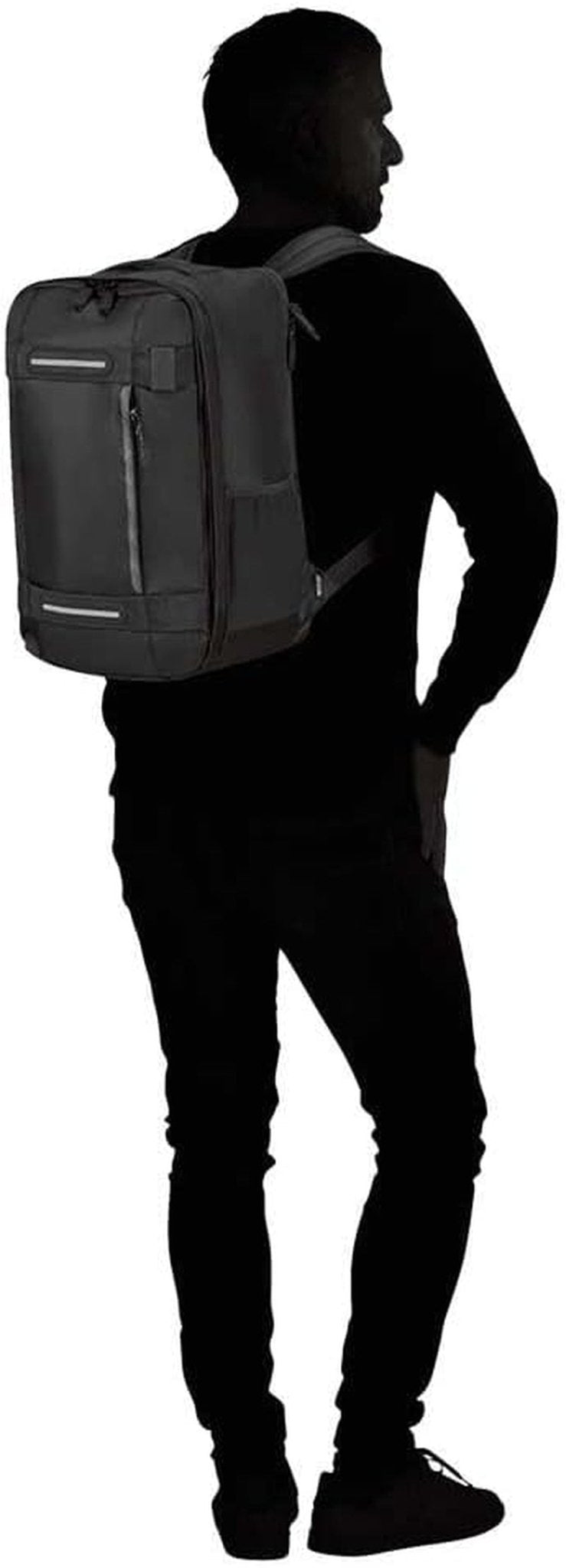 American Tourister Urban Track - Geantă de mână Ryanair sub scaun, 25 x 20 x 40 cm, 24,5 L, negru (Asphalt Black) Bagaje și echipament de călătorie Naty Shop