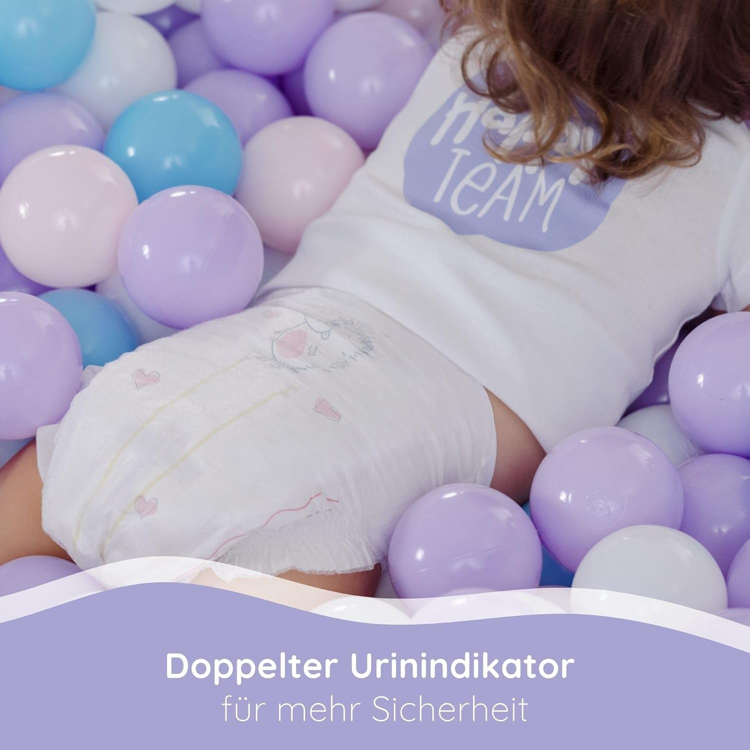 Bella Baby Happy Premium pelenkák, 6-os méret, Junior Extra, 15+ kg, 96 db, DERMATEST és OEKO-TEX Seal, Eldobható babapelenkák