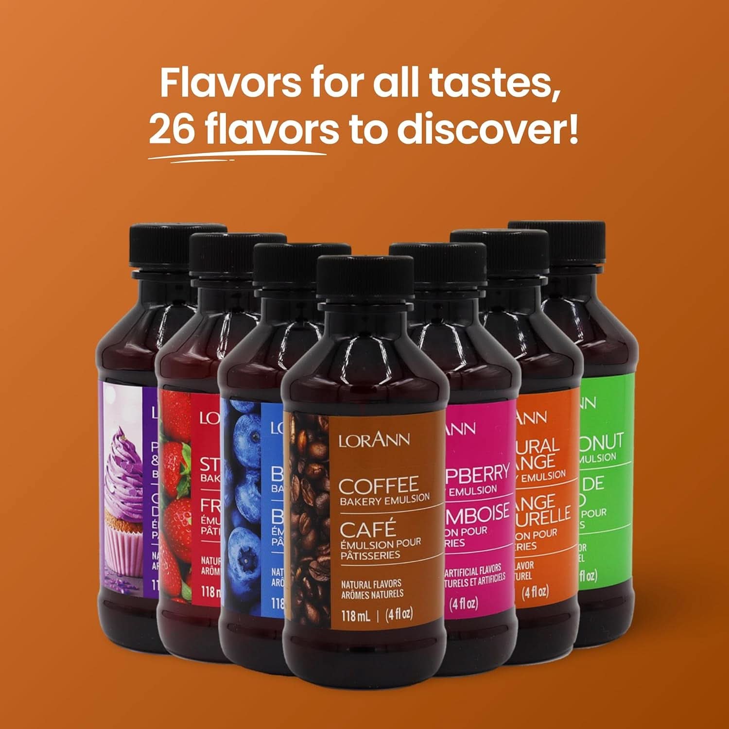 LorAnn, Emulzió kávé ízzel, 118 ml Aromas Naty Shop