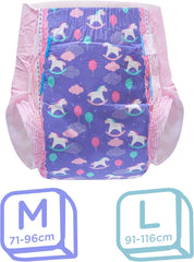 Nyomtatott pelenkák felnőtteknek, 5500-5800 ml, 10 darab – Small Fantasy (M)