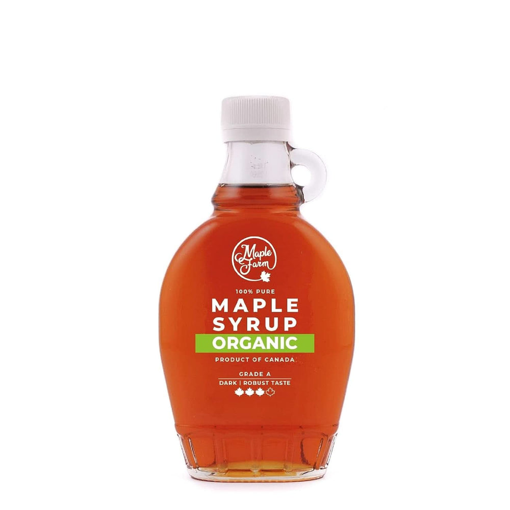Maplefarm - Pure Canadian Organic Dark juharszirup, A fokozat, sötét, erős ízű - 250 ml Naty Shop édesítőszer 250 ml