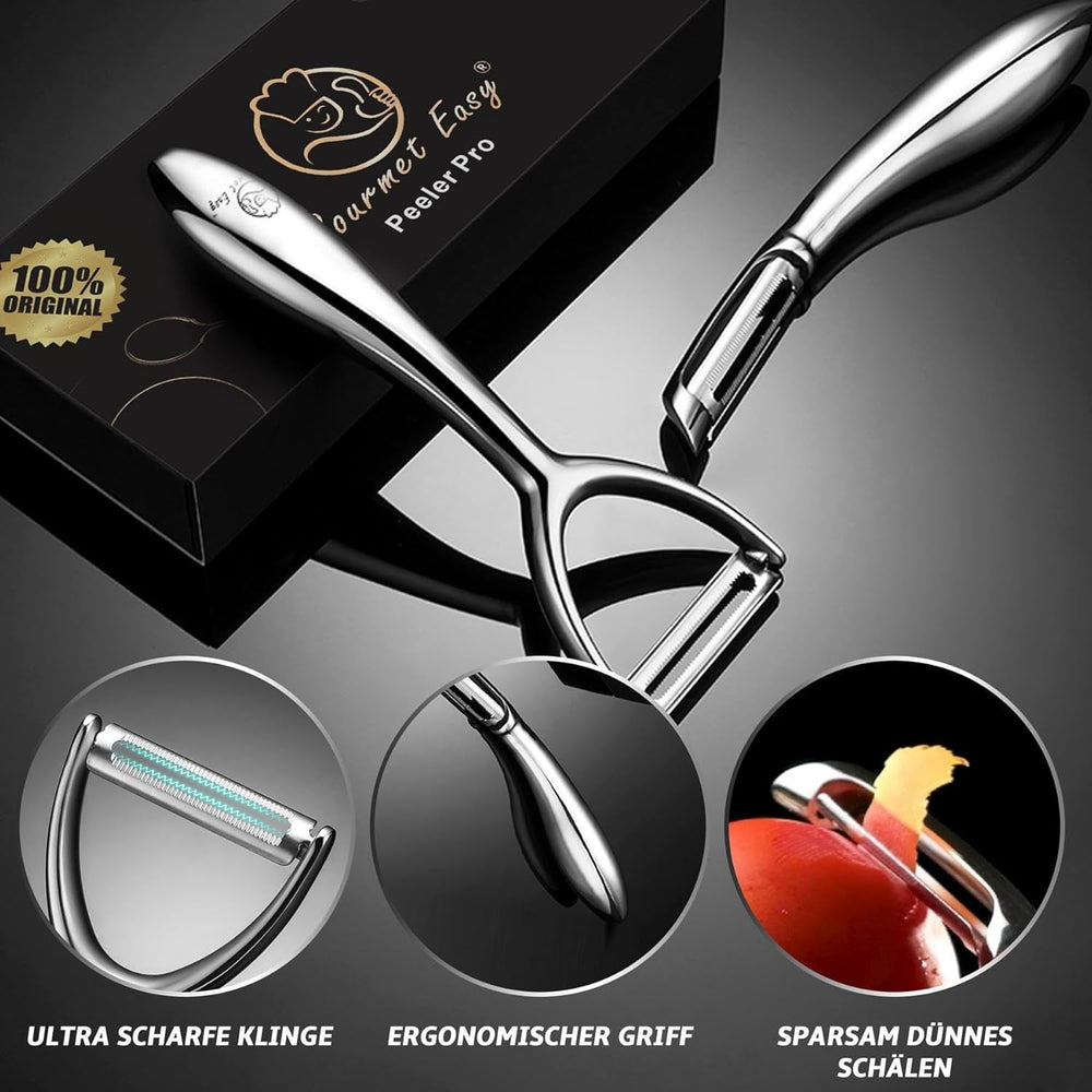 Prémium rozsdamentes acél gyümölcs- és zöldséghámozó Naty Shop hámozó