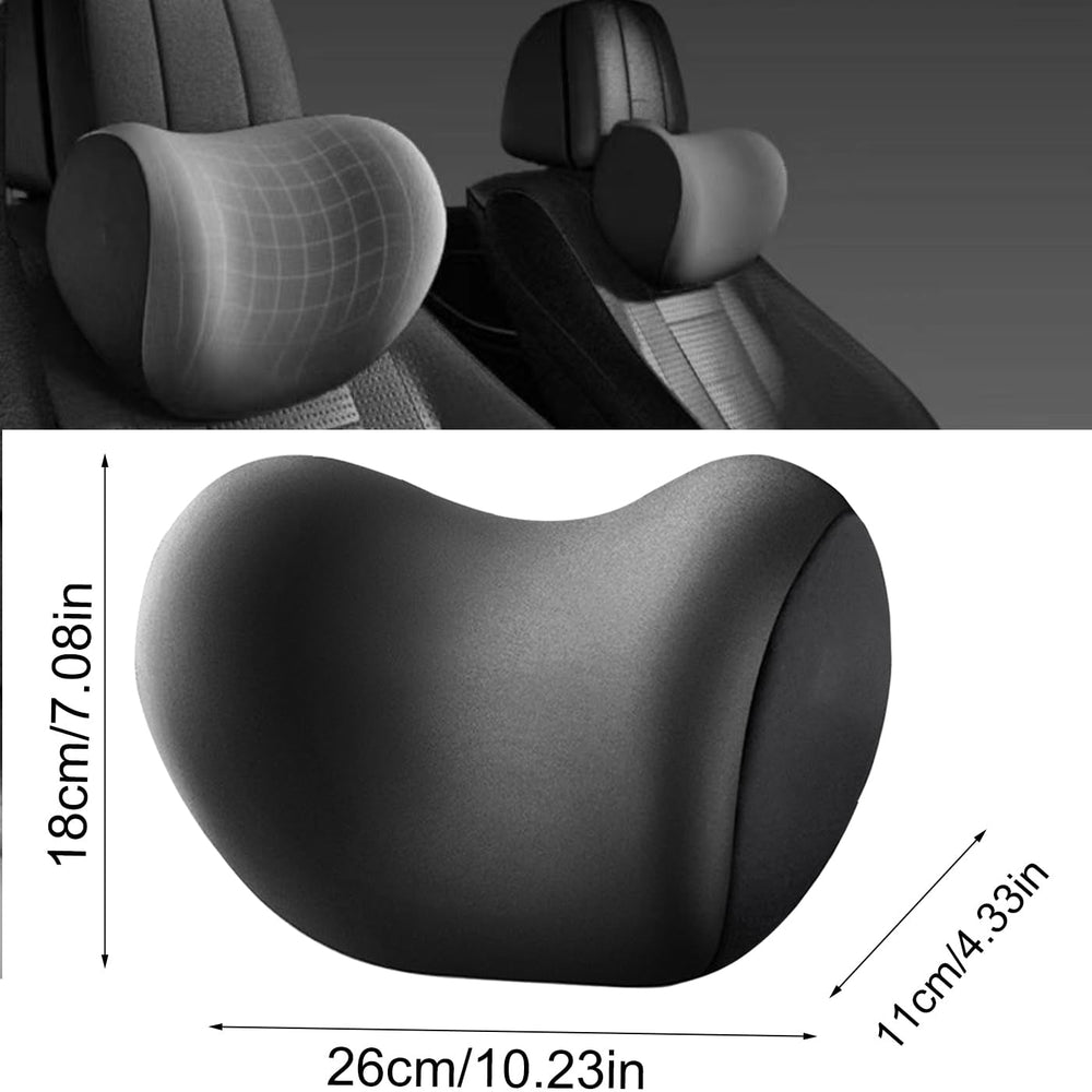 Pernă pentru gât auto, pernă pentru tetieră auto moale, pernă pentru gât auto, pernă pentru tetieră auto pernă pentru gât pernă accesoriu pernă de memorie bumbac accesoriu auto, pernă pentru tetieră pernă pentru tetieră (negru) Perne ortopedice cervicale Naty Shop