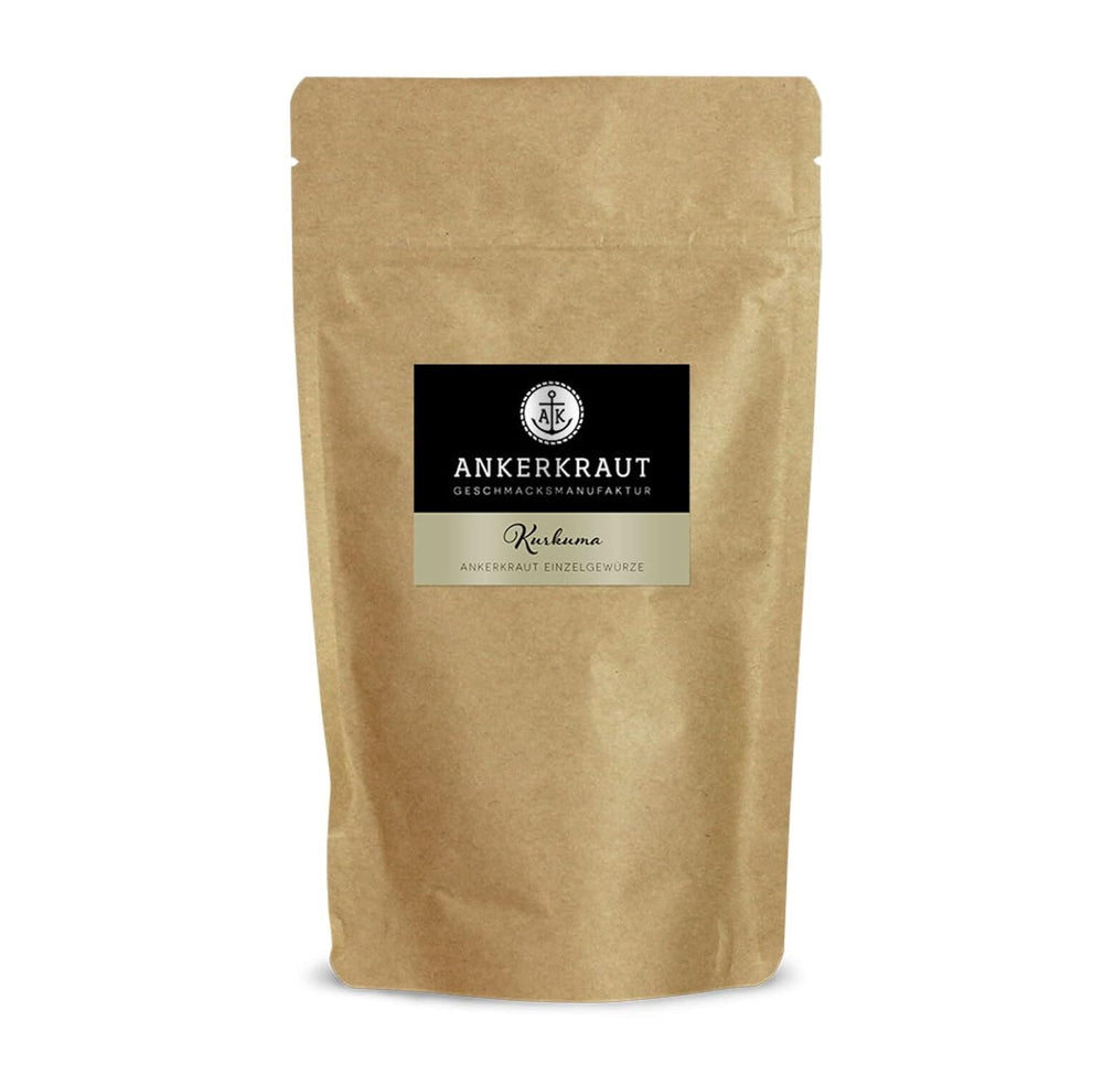 Ankerkraut kurkuma, gemahlen, kurkuma Gewürz por, 75 g parafa üvegben