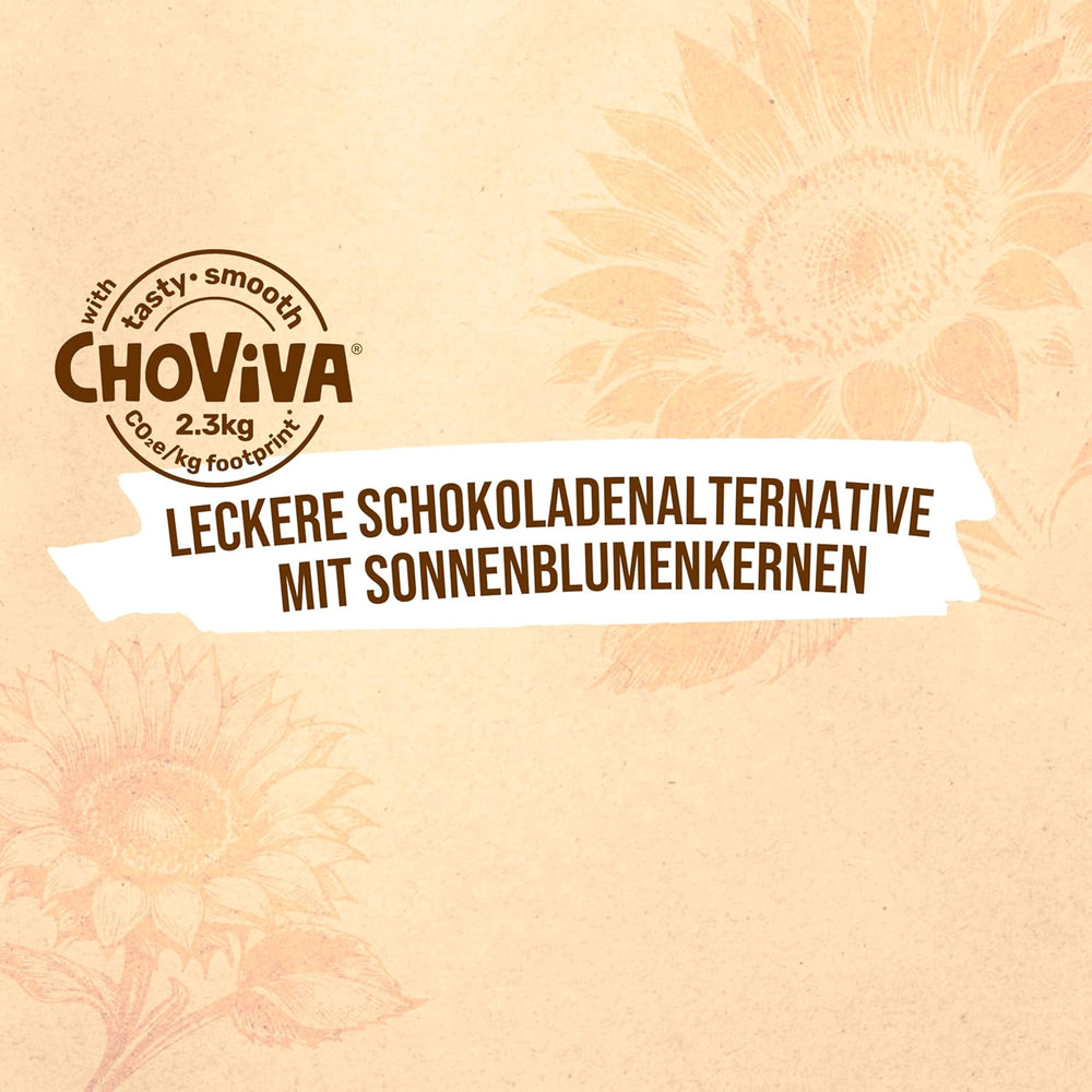 Sós vajas keksz és ChoViva, 80 g tábla, alternatív csokoládéból, napraforgómaggal