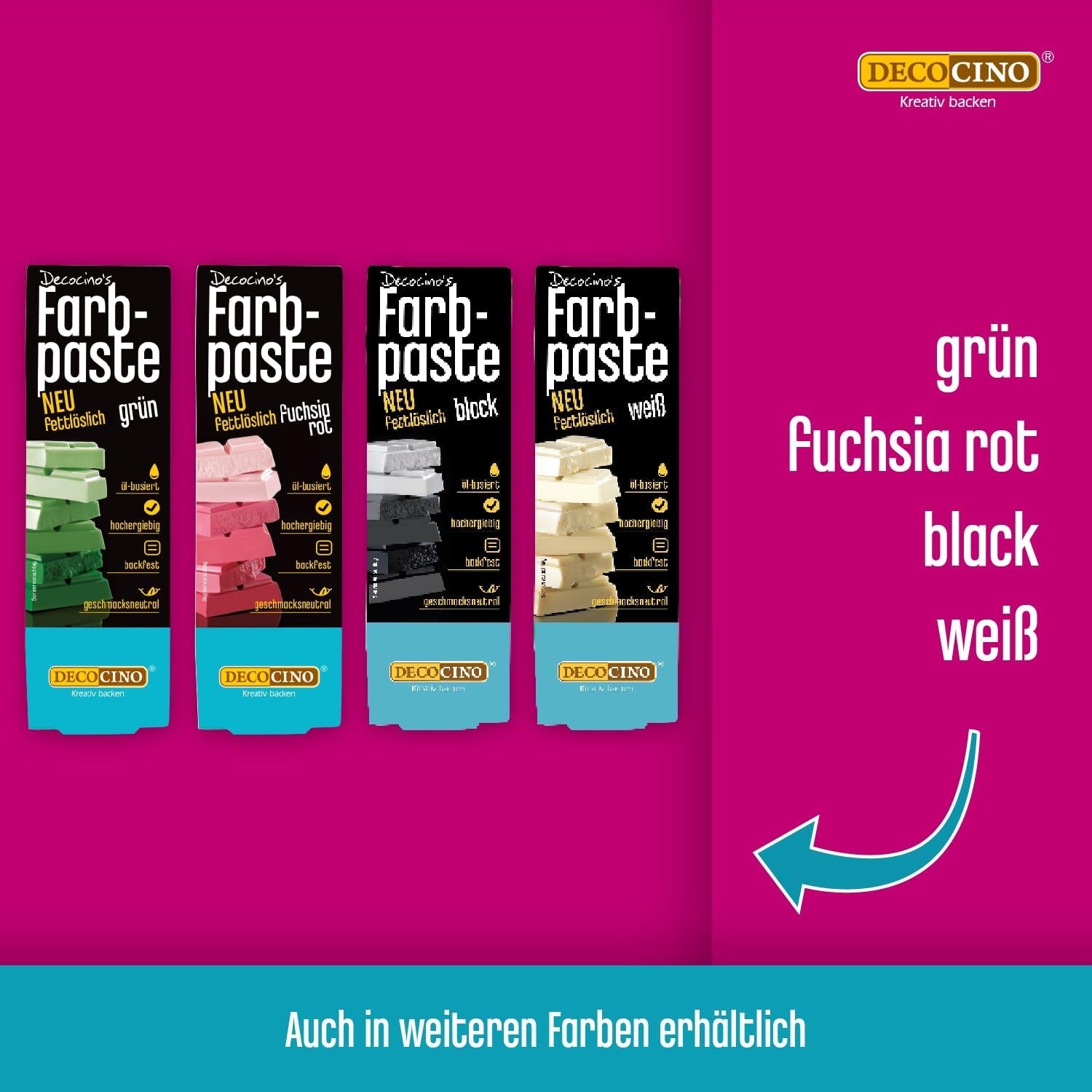 DECOCINO Pastă colorantă liposolubilă galbenă - 15 g - Colorant alimentar pe bază de ulei, ideal pentru colorarea ciocolatei, cremei de unt, fondantei sau aluatului de prăjituri