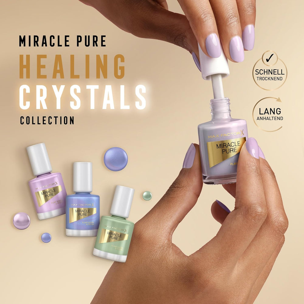 Max Factor Miracle Pure Nail, Ultra-fényes, intenzív színű körömlakk gyógyító kristályok fényével és tápláló összetevőkkel, Color 430 Bold Jasper