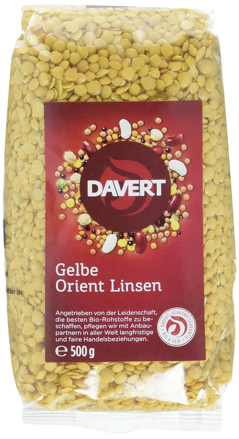 Davert keleti sárga lencse (1 x 500 g) - Bio