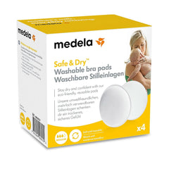 Medela Waschbare Stilleinlagen, 4 Stück kiegészítők Élelmiszer és szoptatás Bebe Naty Shop