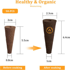 50 db hidroponikus termesztőszivacs, hidroponikus palántaszivacs, gyökértenyésztő szivacsdugó, különféle bimbófajtákhoz, mint például paradicsom, eper, menta